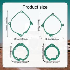 7pcs 12V 2KW 5KW 8KW Glow Plug Repair Kit, Chinese Diesel Parking Heater Gaskets Ceramic Glow Plug Heater Repair Parts Glow Ignition Plug Service Kit Heater Accessories for Vevor Car Truck Boat