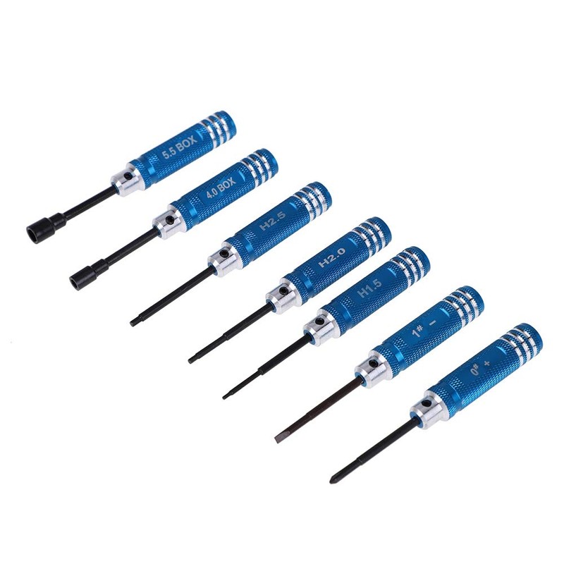 RC Car Tools Kit Screwdriver Set Blue for RC Car