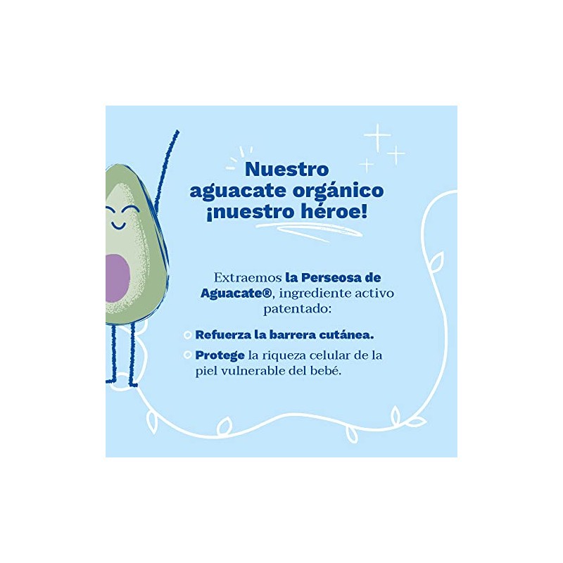 Shampoo suave para beb formulado 95 con ingredientes de origen