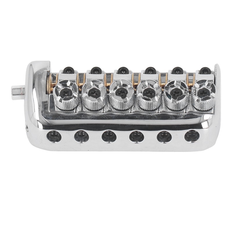Headless Guitar Bridge Tailpiece 6 String Saddle with Worm Involved