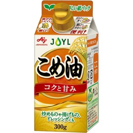 JOYL Rice Bran Oil (100% Rice Oil) Ajinomoto J-Oil Mills 300g Paper Pack