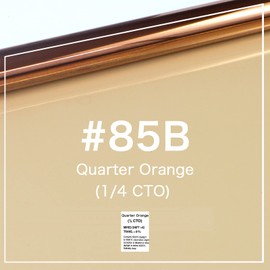 5 Packs 1/4 CTO Light Gels Sheet,Orange Warm Correction Filter Colored Film,Color Gels for Lighting Photography Photo Studio Led Strobe Video,16x20 Inch