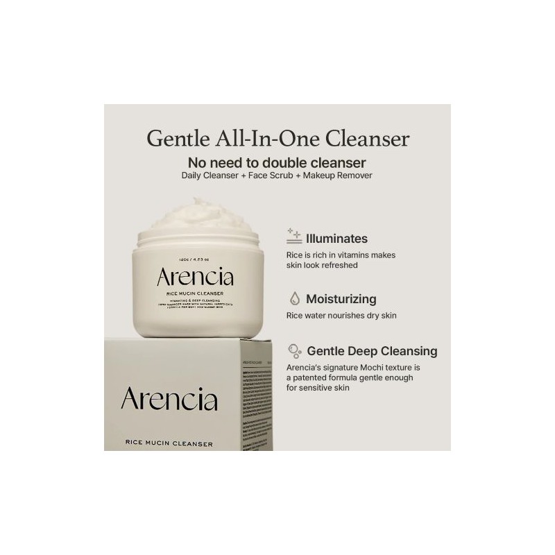 ARENCIA [ARENCIA]*renewal* Rice Mucin Cleanser 120g