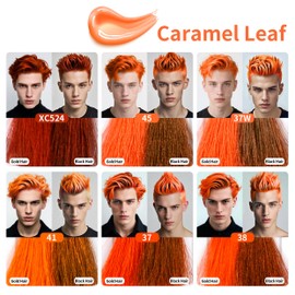 Temporary Hair Color Wax for Men - SUPIYA Washable Hair Wax Color, All-Day Hold Disposable Hair Wax for Party, Cosplay & Daily (Garnet Color #37)