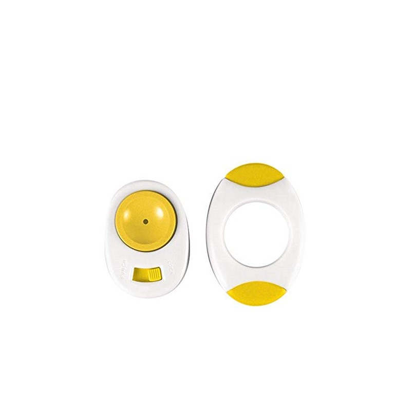 Avanti Egg Topper and Pricker Set, White/Yellow, 12603 6.5 cm*15