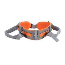 Transfer and Walking Gait Belt with Handles Adjustable Elderly Standing Assist Lift Belt for Seniors Caregiver Nurse Orange