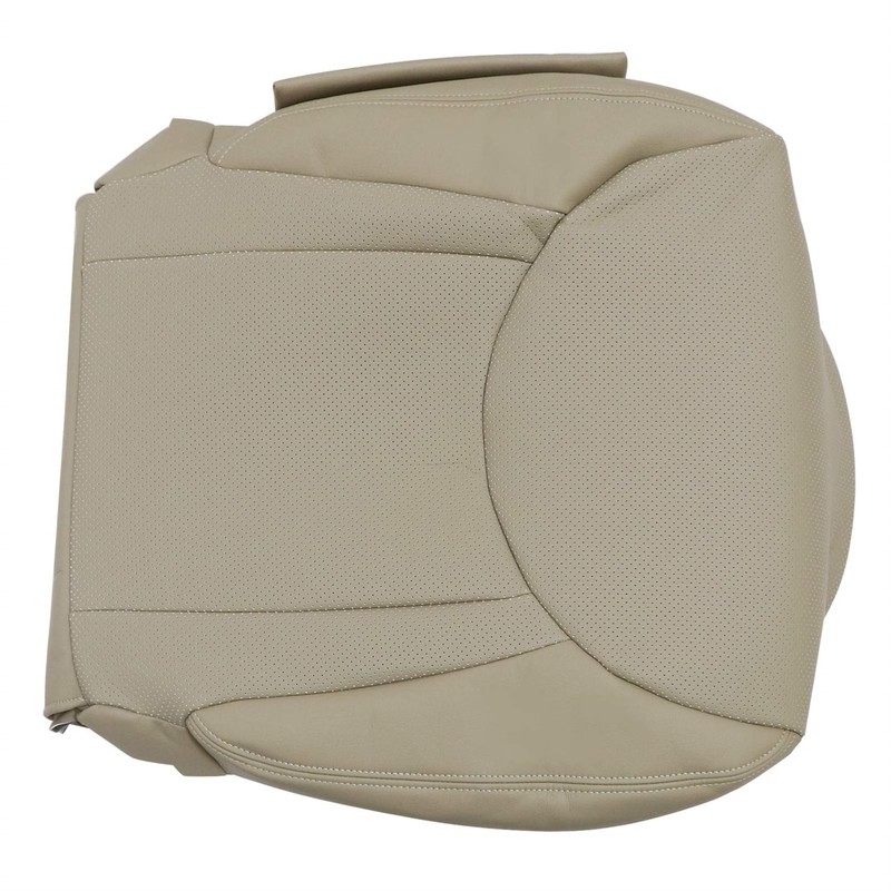 AOUTTUOA Passenger Bottom Perforated Leather Cover Tan Fit for Lexus