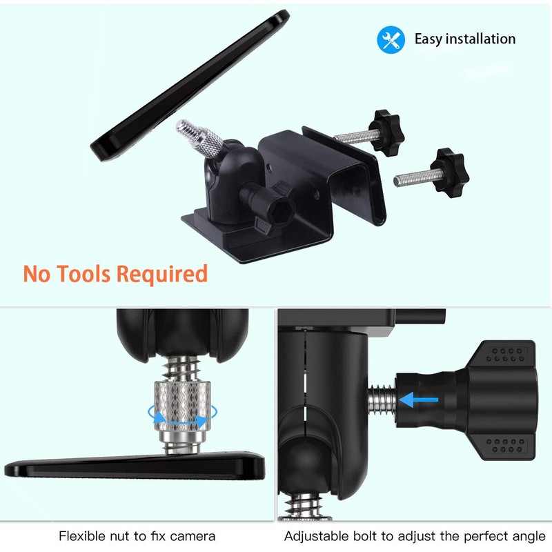 HOLACA Gutter Mount compatible with for Arlo Pro 4 Solar