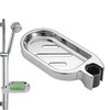 Clip-on Bathroom Soap Holder Adjustable Shower Soap Holder Shower Soap
