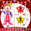 MiniInflat 2 Pcs 3D Self Standing Clown Balloons 60 Inch