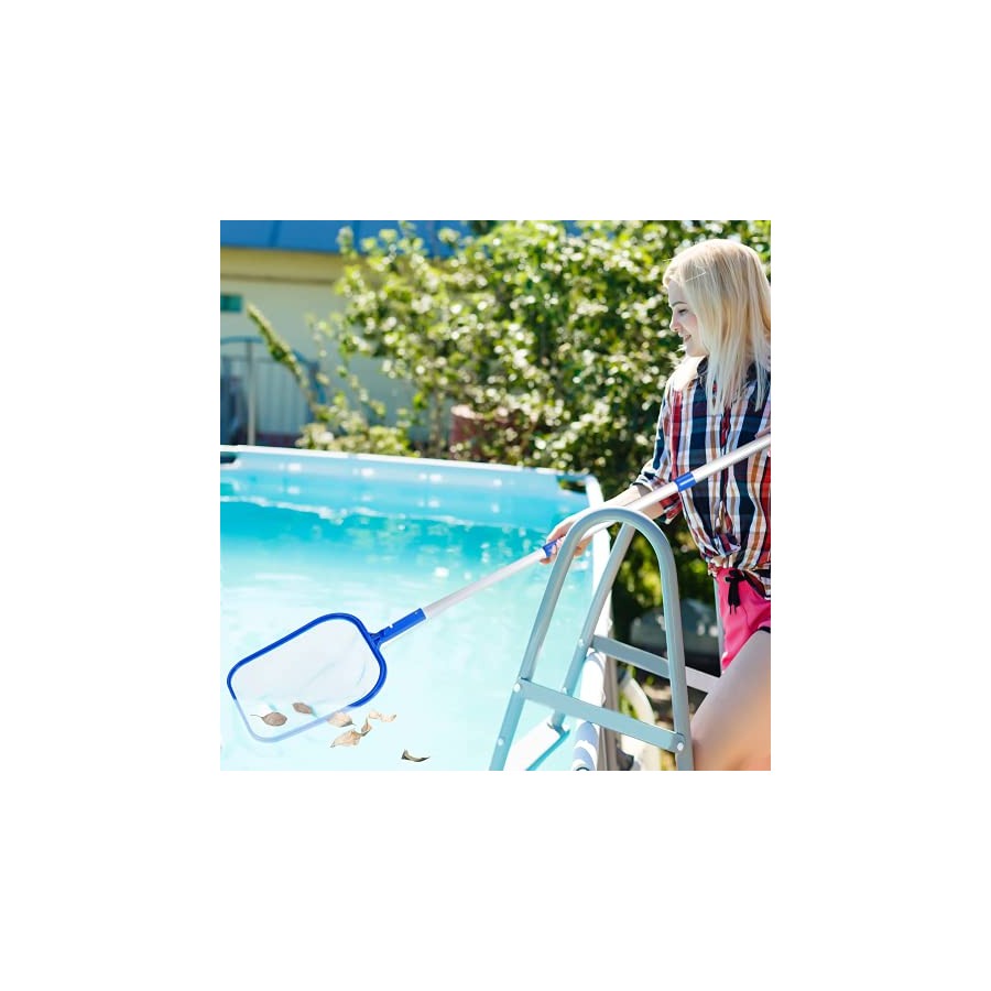 Adjustable Telescopic Pool Skimmer Net for Easy Cleaning