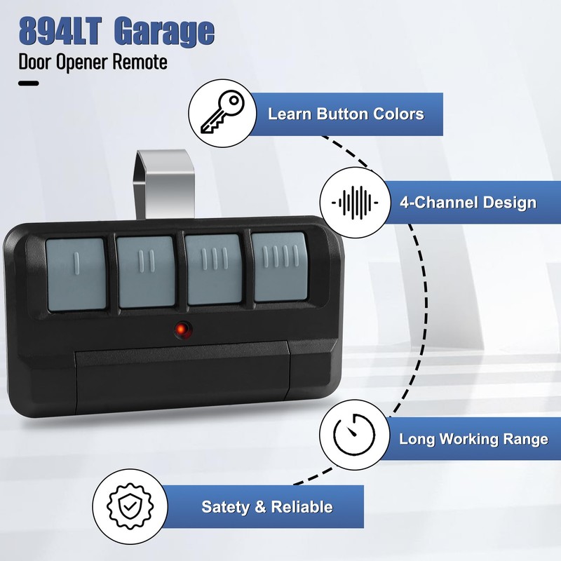 Upgrade 894lT Remote for Liftmaster Garage Door Opener Remote Control,894lT