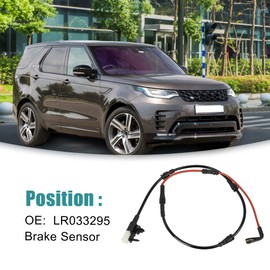 ACROPIX Rear Brake Pad Electronic Wear Sensor Replacement Brake Pad Wear Indicators Fit for Land Rover - Pack of 1 Black