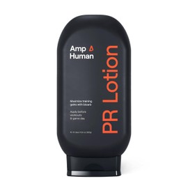 Amp Human PR Lotion, Performance & Recovery Bicarb Sports Lotion, Natural Electrolyte Sodium Bicarbonate Bottle - (300g)