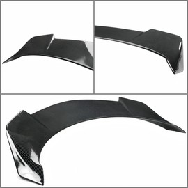 Oasiland Rear Spoiler Compatible with 2018-2024 Toyota Camry SE XSE L LE XLE Hybrid, Carbon Fiber Pattern YOFER V2 Style Fits for 2018 2019 2020 2021 2022 2023 2024, Trunk Duckbill High Kick Wing Lip