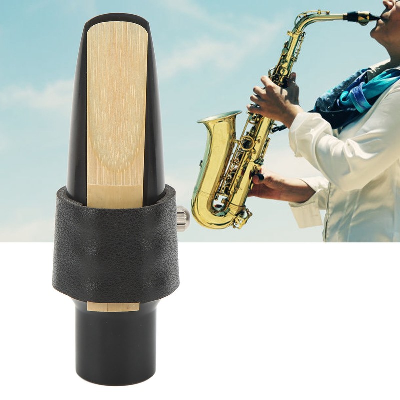 Saxophone Mouthpiece Set Accurate Sturdy Smoothly Cap Buckle Reed Tooth