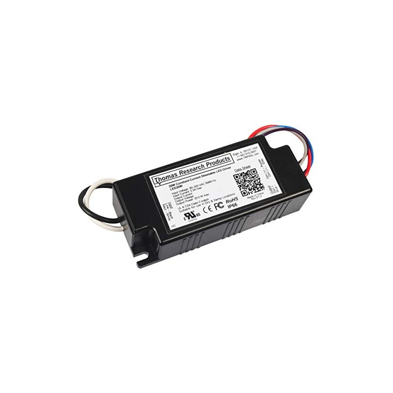 Hubbell LED 20W-36-C0550-D Constant Current Driver, dimmable