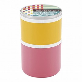 MIクリエーションズ ツリーランチボックス 弁当箱 縦型 スリム オフィス 遠足 ピクニック お出かけ (2段)