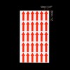 PATIKIL Small Arrow Sticker Label 1.2 x 0.5, 120 Pack