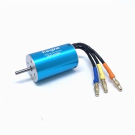 KingVal Replacement 2845 6200KV Brushless Sensorless Motor Shaft Diameter 3.175mm Compatible with 1/12 1/14 RC Car
