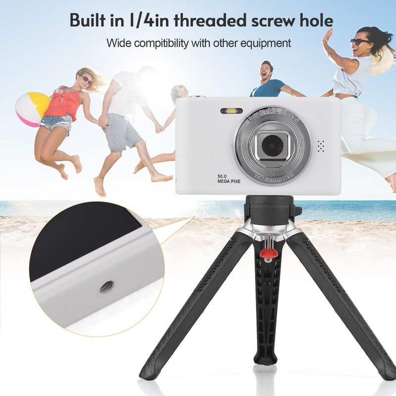Andoer Digital Camera 1080P, 50MP Photo Camera, Compact Camera 8X
