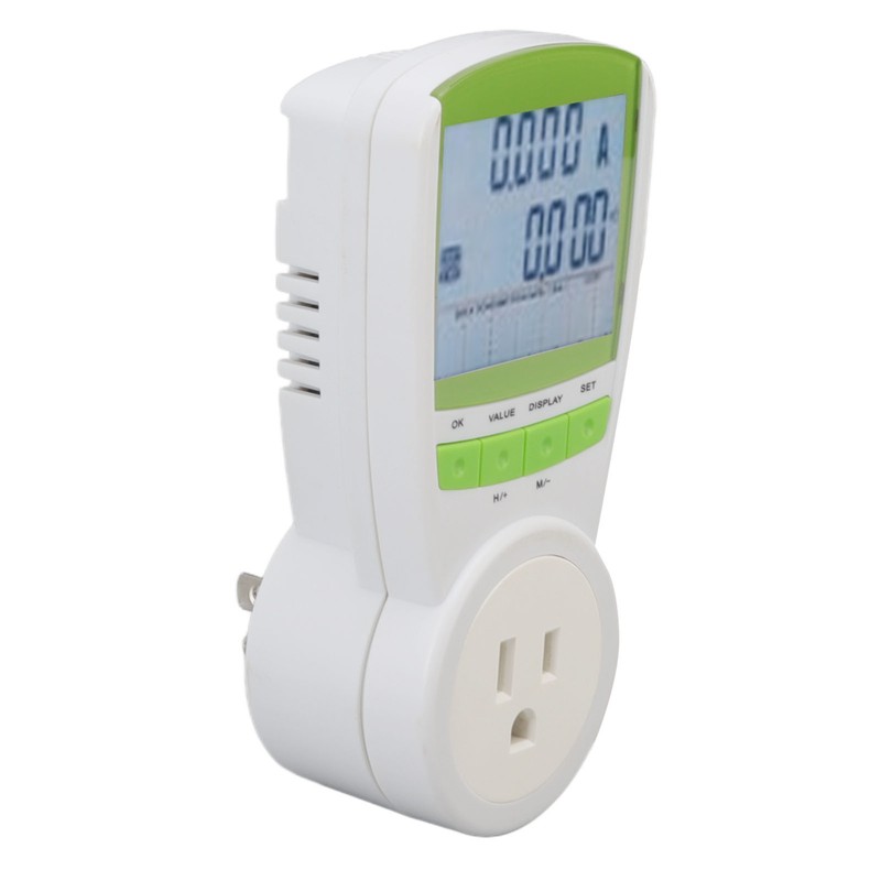 Watt Meter ABS 15A with Digital LCD Power Consumption Monitor
