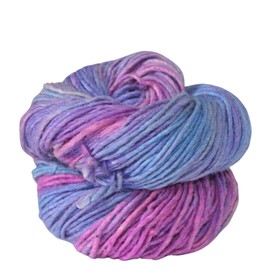 Silk Wool Blend Yarn Singles - Merino Silk Yarn, Sport/DK Weight | 200+ Yards Hand-Dyed | 100gx2 Count | 200 Grams |Bhramaputra | Luxuriously Soft and Strong for Knitting and Crocheting Projects