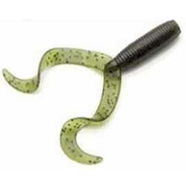 Yamamoto 4" Double Tail GRUB Cinnamon W/Black & Purple Flake (20 Pack)