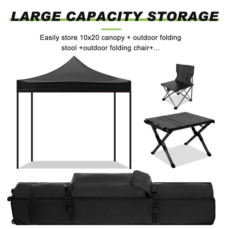 Dansydaisy 1680D 10x15 Pop up Canopy Tent Roller Bag with