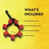 HULKFIT 2" Quick Release Aluminum Barbell Clamp Collars - Multi