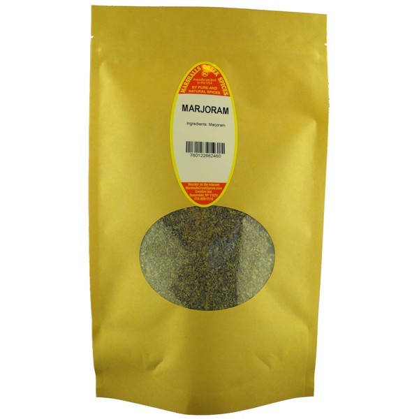Marshalls Creek Spices MARJORAM 3 oz. Kraft Stand Up Pouch