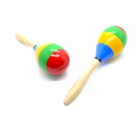 Adult Maracas 1 Pair Jamaican Caribbean Maracas Green Yellow Blue Red Traditional Maracas Rumba Stirrers Hand Percussion Musical Instrument Maraca