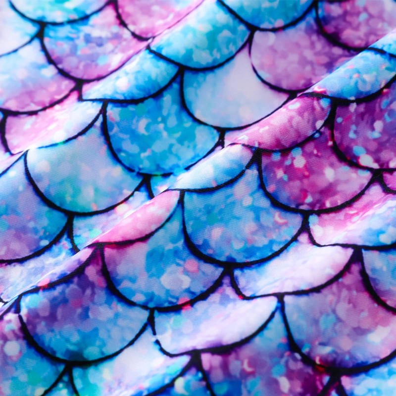 Xumplo Girls Swimsuits Kids One Piece Swimwear Toddler Mermaid Bathing