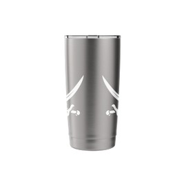 Calico Jack Flag Pirate T-shirt Stainless Steel Insulated Tumbler