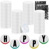 HFKPJRT 3 Inch Foam Circles for Crafts, 30 Pcs Round