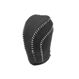REPAIROCK Car Gear Shifting Knob Cover Lever Trim PU Leather Black Gray Auto Replacement Parts