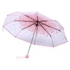 TOPINCN Folding Umbrella with Cherry Blossom Pattern, Pink, for Outdoor
