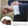 TOVINANNA Wood Cufflinks Box for Men Elegant Jewelry Organizer Travel