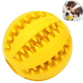 Dog Toy Ball, Nontoxic Bite Resistant Toy Ball for Pet Dogs Puppy Cat, Dog Pet Food Treat Feeder Chew Tooth Cleaning Ball Exercise Game IQ Training Toy Ball ,Large / Medium / Small Dogs Toy.