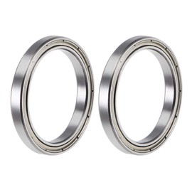 sourcing map 6705ZZ Deep Groove Ball Bearing Z2 25 mm x 32 mm x 4 mm Chrome Steel Double Shielded