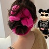 JazSwirl Oversized Scrunchie for Women, 9.8 In Pink Jumbo Hair
