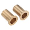 2Pcs Bell Crank Throttle Shaft Linkage Bushings Brass Rustproof for