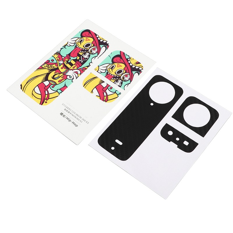 Cartoon Pattern PVC Stickers Panorama Camera PVC Sticker Protective Anti