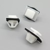VVO Fasteners- White Plastic Side Body Moulding Strip Trim Clips