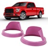 6.5in 2 Pcs Purple Car Speaker Baffle Kits Silicone Horn
