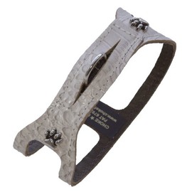 ChokeFree Pet Shoulder Collar, 16", Croco Pearl