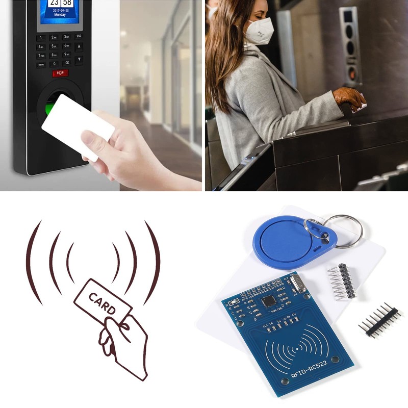 Diitao 5PCS RFID Kit Mifare RC522 Reader Module RF IC