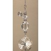 Divine Crystal and Silvery Victorian Spider Web Light Chain/Fan Pull
