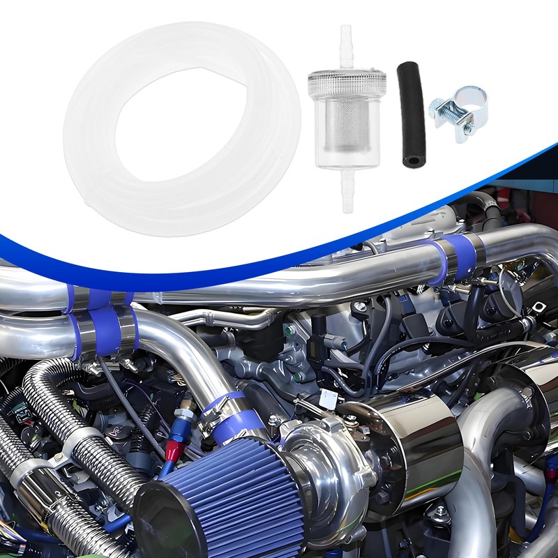 Mtsooning Petrol Hose Kit, Fuel Line Set with Fuel Filter