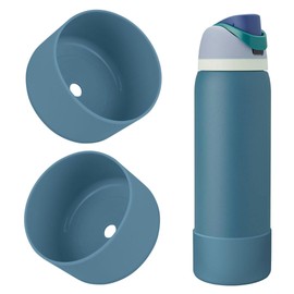 BKBY 2PCS Silicone Water Bottle Boot, Compatible with Owala 24oz 32oz 40oz, Protective Anti-Scratch & Anti-Dent No Noise Sleeve Cover for FreeSip/Twist/Flip Stainless Steel Water Bottles